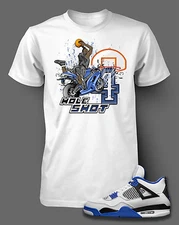 Hole Shot Graphic Sneaker Sport Tee Shirt Match J4 MOTORSPORTS Pro Club Shaka T