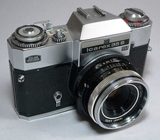 Zeiss Ikon Icarex 35S BM Camera Tessar 50/2.8 Lens