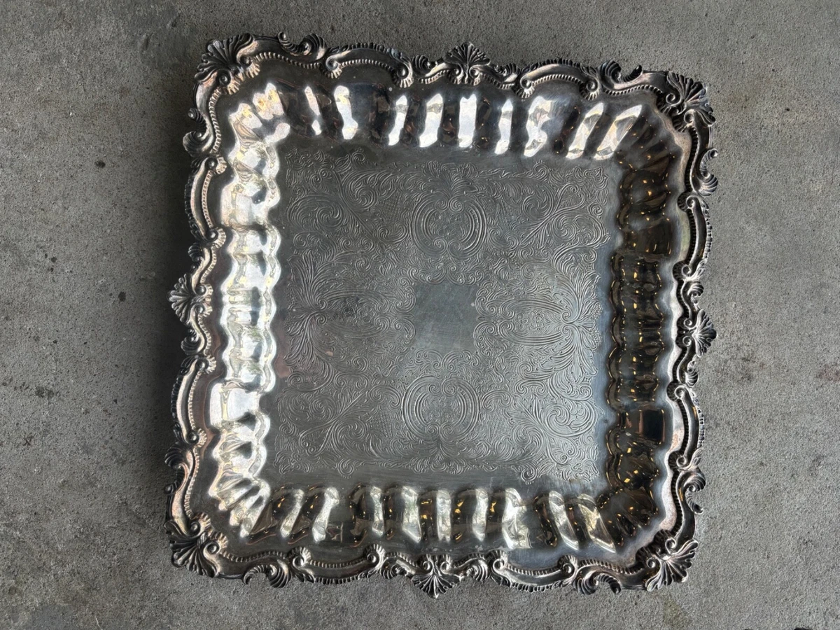Wallace Chippendale Chippendale Antique US Silver-Plated Platters