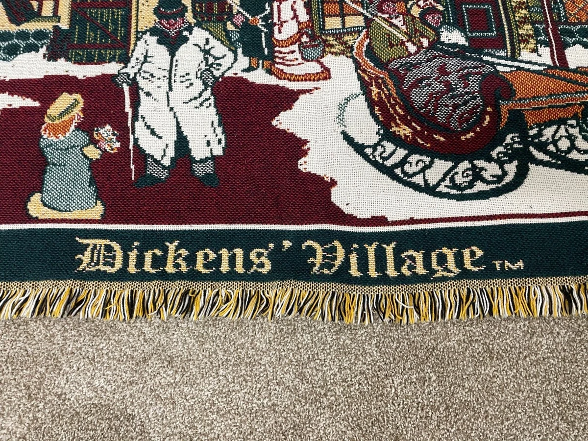 The Dickens Village Series By Goodwin Weavers w Fringe Decorative