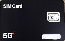 Lot of 10 Verizon 5G SIM Card BULKSIM Nano for Postpaid  Prepaid OPENED