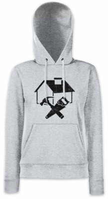 House Builder Damen Hoodie Sweatshirt Housebuilder Bricklayer Mason