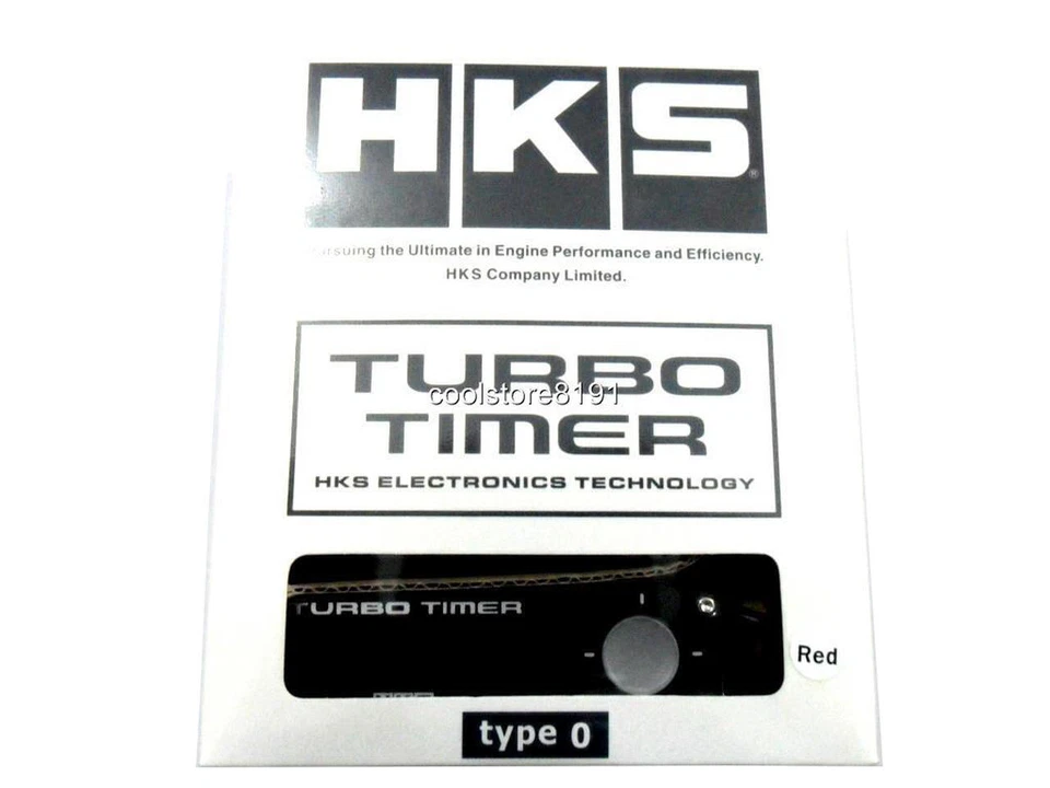 HKS TURBO TIMER RED LED TYPE 0 FITS EVO STI WRX RX8 SKYLINE G35 G37 UNIVERSAL - Image 2 of 4
