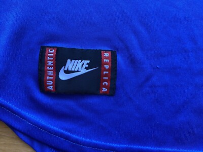 ITALY 1996 1997 HOME FOOTBALL SHIRT SOCCER JERSEY LONG SLEEVE NIKE