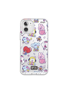 BT21 BTS Line Friends Hybrid Phone Case Cover Skin for Iphone 13 Pro 