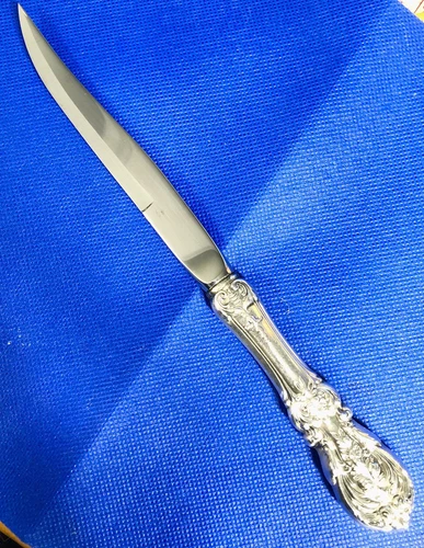 Vintage Reed & Barton Mirror Stele Sterling Silver Handle Francis I Steak Knife