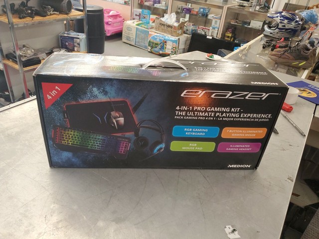Medion Erazer 4 in 1 Pro Gaming Kit Box Black for sale online | eBay