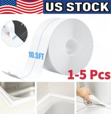 10.5FT PVC Self Adhesive Caulk Sealing Strip Tape For Kitchen Wall Sink Toilet