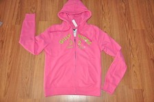 BNWT Gilly Hicks by Abercrombie Fitch Hoodie Hot Pink Size Large SOLD OUT