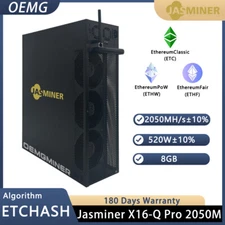 NEW JASMINER X16 Pro 2050MH 520W 8G ETC OCTA ZIL Miner Quiet WiFi with PSU
