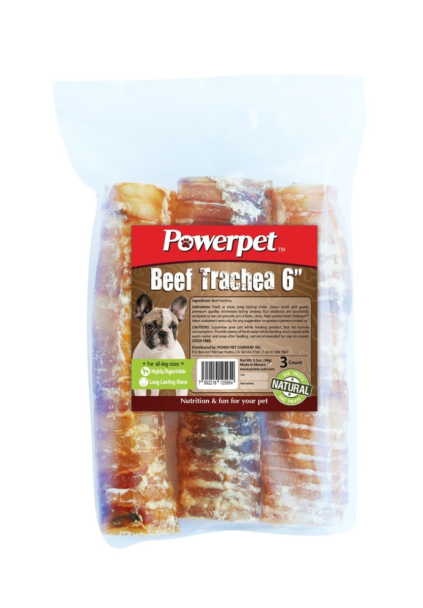 Beef Trachea 6in-Natural Dog Chew-100% Natural & Highly Digestible