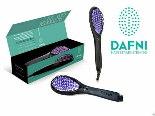 DAFNI Hair Straightening Brush Ceramic DH1.0B-SE Black  display picture 2