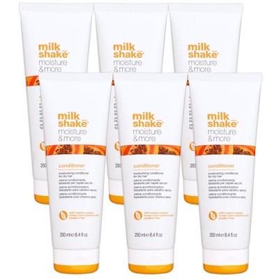Milk Shake Moisture & More Conditioner 6 x 250 ml für trockenes Haar Set