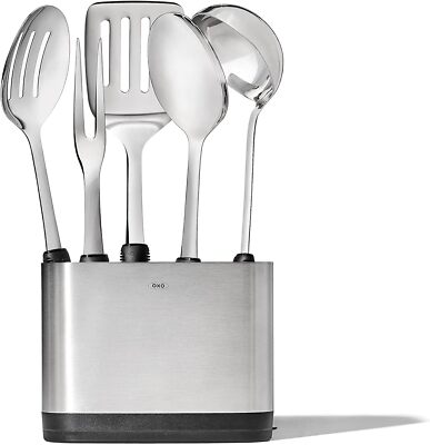  OXO Good Grips Stainless Steel Prep & Serve Kitchen Tool 6Pc Set - NEW