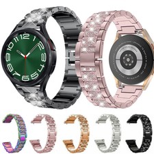 Bling Metal Strap for Samsung Galaxy Watch 6 4 Classic 42 46 43 47mm Wrist Band