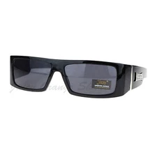 Authentic Locs Sunglasses Mens Hard Rectangular Gangster Bikers