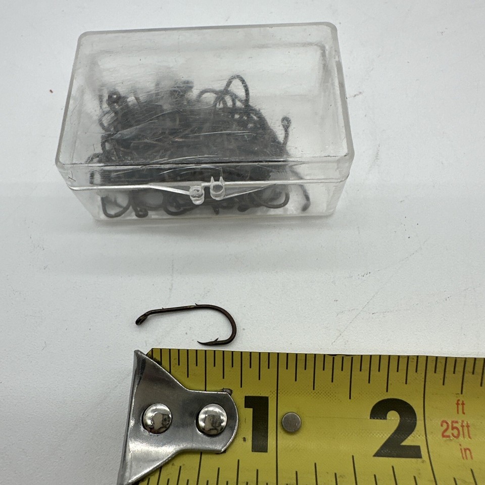 Grandpa’s Tacklebox Very Large Lot Of Various Sized Fishing Hooks