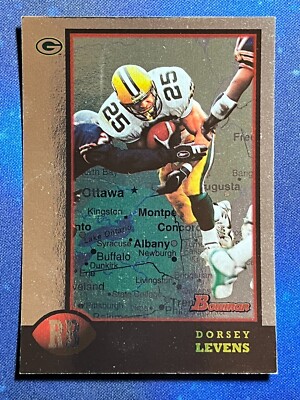 1998 Bowman Interstate Football #60 Dorsey Levens Green Bay Packers