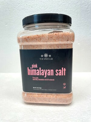 #ad 5 LB FINE Pink Crystal Himalayan Pink Salt Fine Grain Natural $17.99
