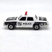 Majorette Sonic Flashers Chevy Impala Police Car B/W N-31 France VTG 1980s 3"