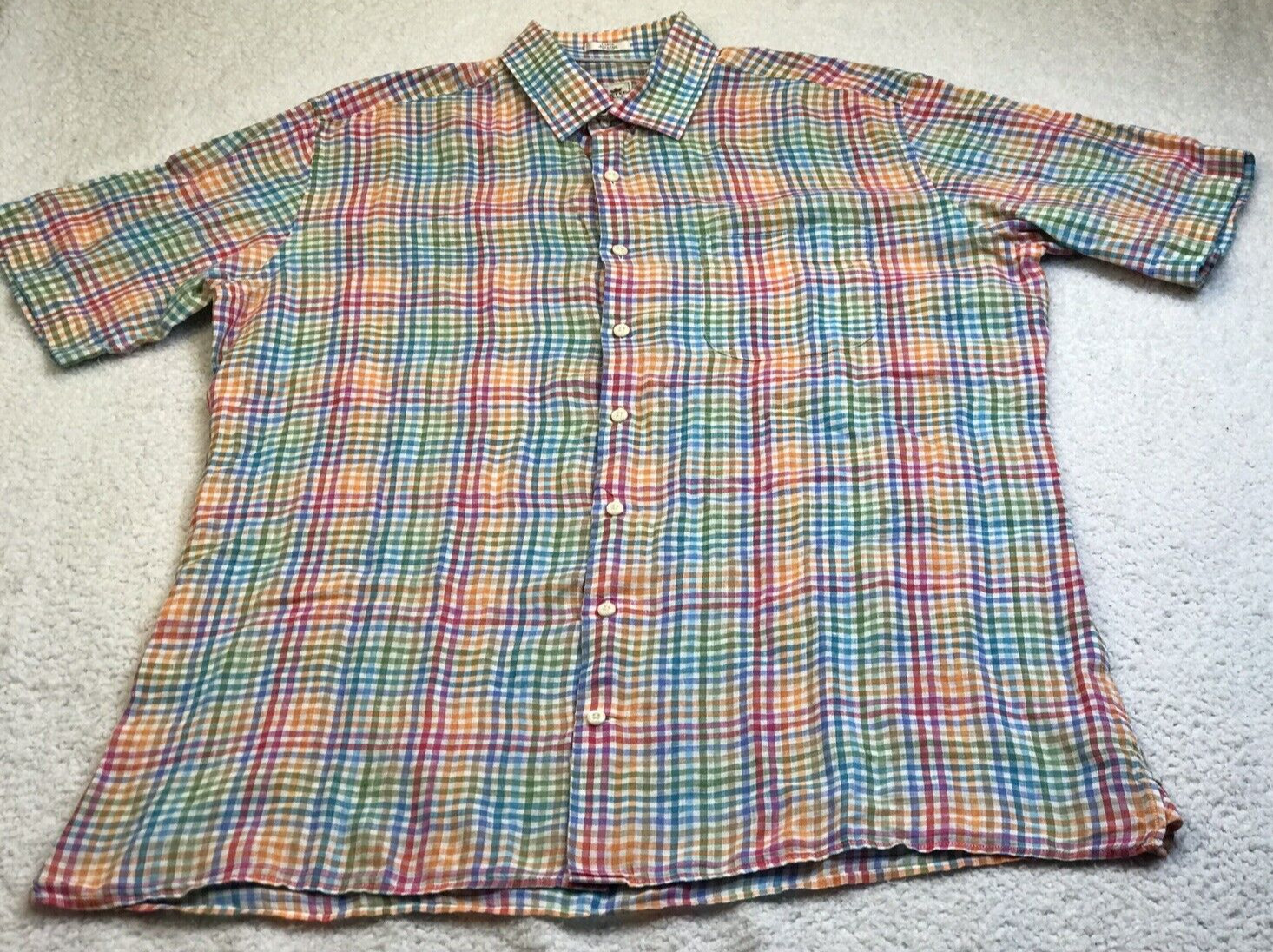 Peter Millar Button Shirt Men Medium Multicolor G… - image 4