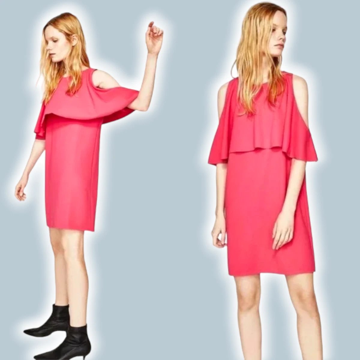 Zara top layered dress