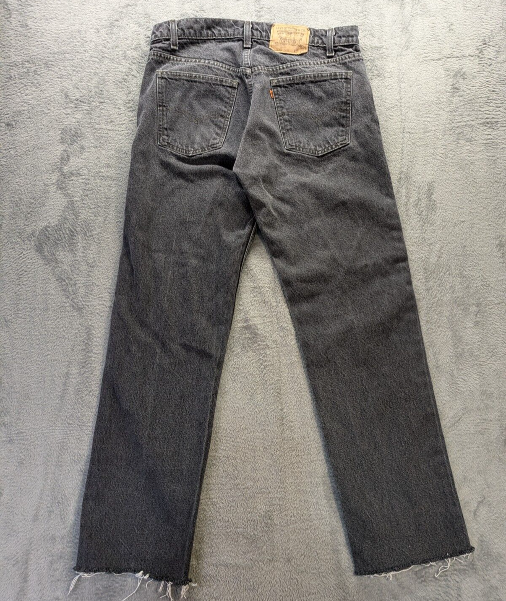 rikaさん Vtg Levis Orange Tab Jeans Mens (fits 32x30) Black Denim 40505