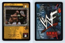 Chin Lock #52/150 - WWF Raw Deal 2000 Comic Images CCG Card