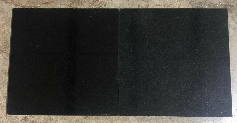 Black Granite Tile Remodel Stone Kitchen About 3x3 Sample PIECE T-97 - Image 2 of 4