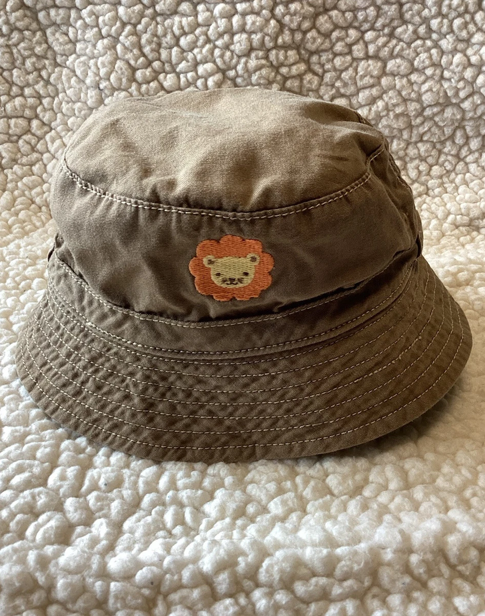 GYMBOREE Lion Baby Bucket Hat 3 6 Months Infant Lion Tropical Camo