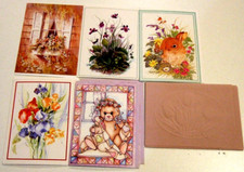 Lot of 8 Blank Greeting Cards Envelopes - NEW JJJ