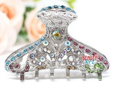 New Classic Women's Rhinestones Crystal Metal Wedding Hair Claw Clip hair jaw