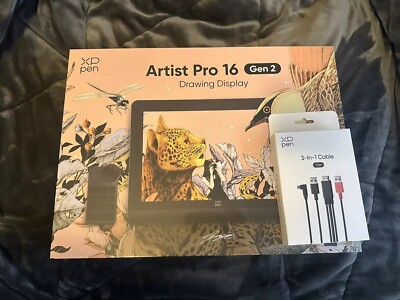 XP-Pen Artist Pro 16 (Gen 2) Graphics Drawing Tablet 16384 Levels 2560 x 1600