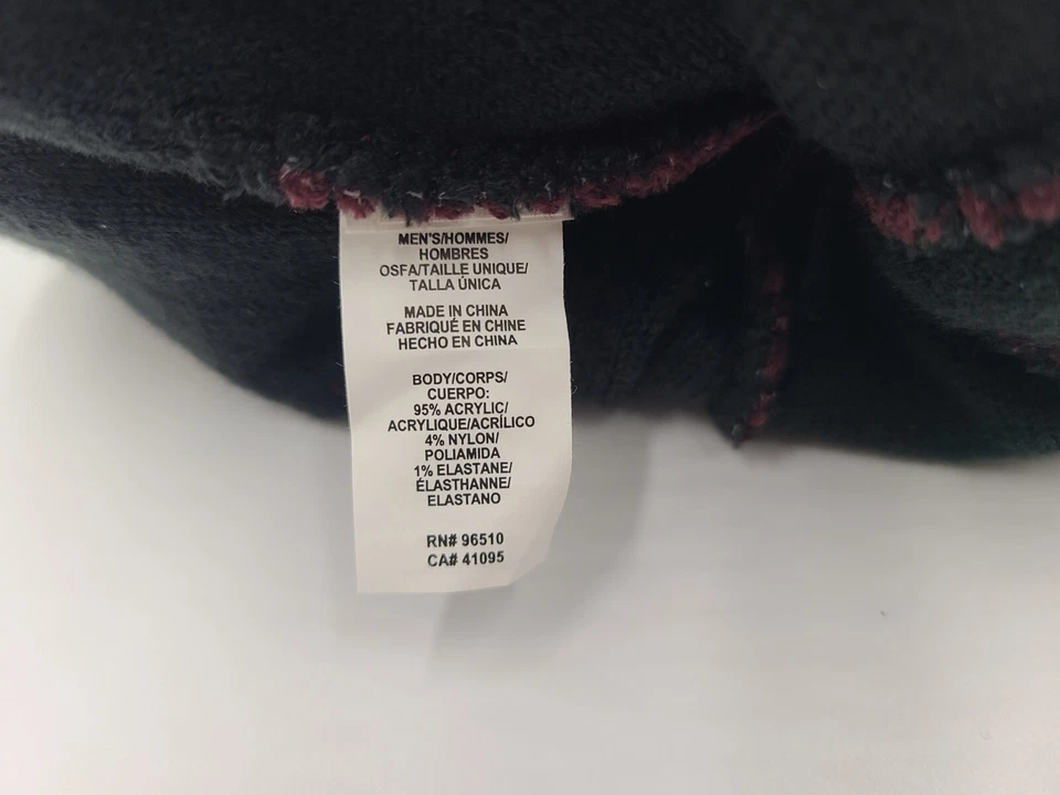 Under Armour Gorro Invierno Tejido Sombrero Medias Gorra Nieve Esquí Hombres Mujeres Granate Negro Foto 3 de 4