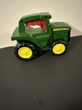 John Deere Flashlight Roll and Go Green Yellow Tractor toy Cranking Sounds light