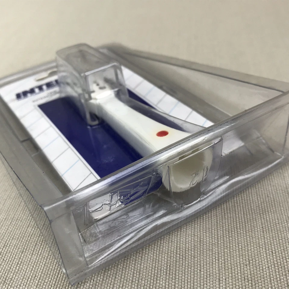 INTERPLAK Color-Coded Interchangeable Brush Head Vintage 1991 RB-1 Red - Image 4 of 4