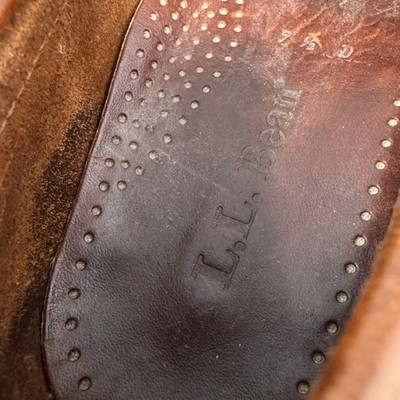 Vintage LL Bean Penny Loafers Brown Mens Size 9.5D Moc  display picture 3