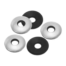 200Pcs M6.3x19mm Aluminum EPDM Bonded Sealing Neoprene Rubber Washers Gasket