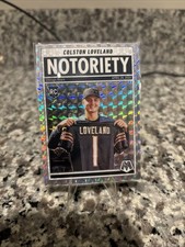 2025 Panini Mosaic - Notoriety Colston Loveland #24 Mosaic Prizm (RC)🔥🐻