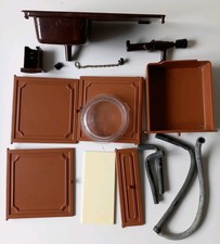 1980s Sindy Doll Kitchen Unit Spare Parts Incl Washing Machine Cover