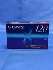 1Sony 8mm 120 Minute Video 8 MP Standard Video Tape 1 X Factory Sealed