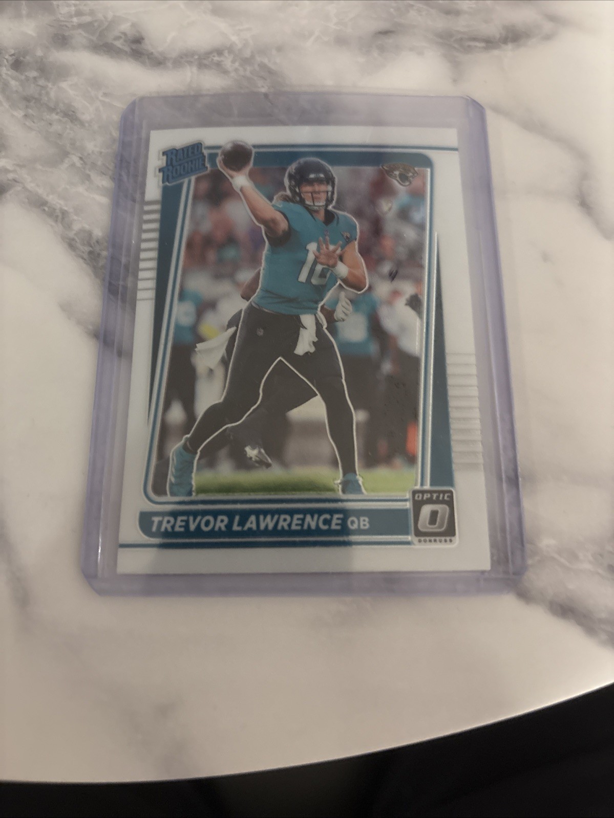 2021 Panini Donruss Optic - Rated Rookie Trevor Lawrence #201 Holo Prizm (RC)