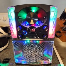 Singing Machine SML625BTBK Bluetooth CD G Karaoke System