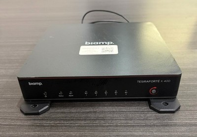 Biamp TesiraFORTÉ X 400 Meeting Room DSP with AC Adapter Mounting Bracket
