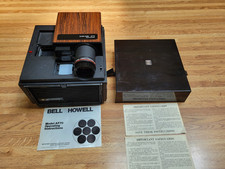 Slide Cube Projector AF70 By Bell  Howell. Tested