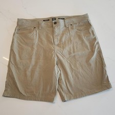 Prana Brion II Shorts Sz 38 Tan Hiking Outdoor Camping Stretch 38x9 Mens Summer