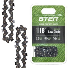 8TEN Chainsaw Chain for Stihl MS210 MS250 18 Inch Bar .063 .325 68DL 6 Pack