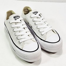 Converse Womens 5.5 M Chuck Taylor All Star Lift Sneakers White Canvas 560251C