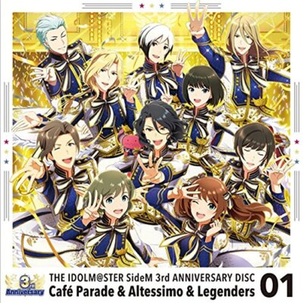 THE IDOLM@STER SideM 3rd ANNIVERSARY DISC 01 Legenders SINGLE-CD Japan