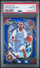 2024 PANINI SELECT BLUE PRIZM #240 DARIUS GARLAND PSA 10